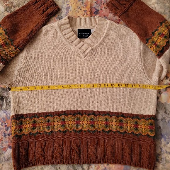 Liz Claiborne LizSport Cotton Sweater, Size PS - Picture 10 of 15